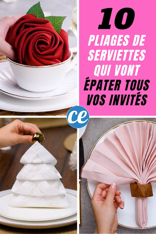 Pliages De Serviettes Faciles Faire Pour Pater Vos Invit S