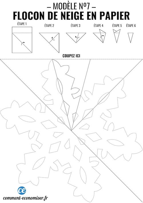 Comment Faire Des Flocons De Neige En Papier Le Tuto Facile Pour No L