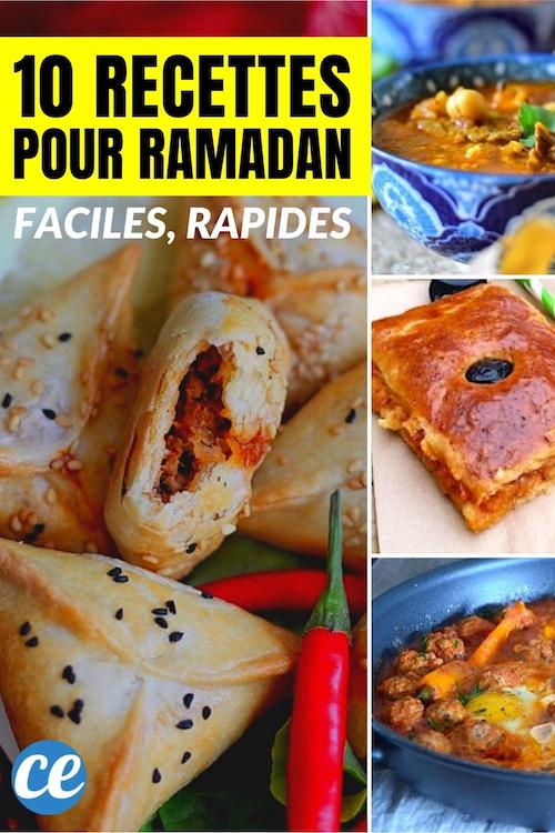 Recettes Faciles Et Rapides Pour Le Ramadan Trop Bon Pas Cher