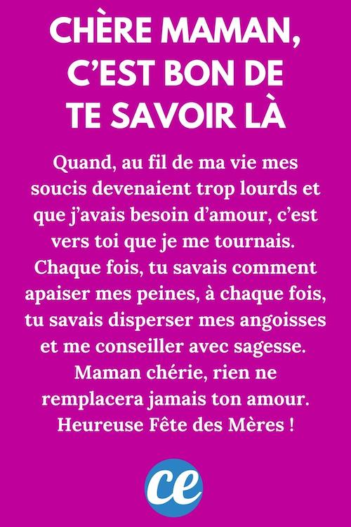 58 Textes Touchants Pour la Fête des Mères Que Votre Maman Va Adorer