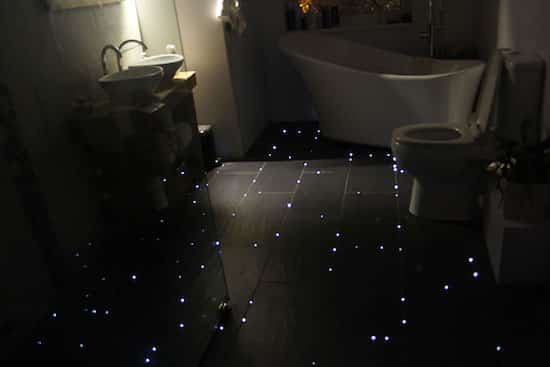 intérieur design ciel étoilé avec fibre optique