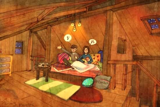 s'amuser à chanter ensemble