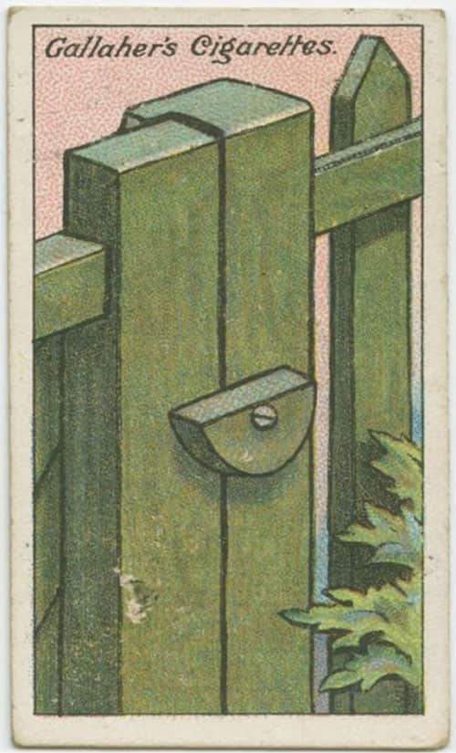 L'astuce d'autrefois qui marche encore aujourd'hui pour faire un loquet de portail.