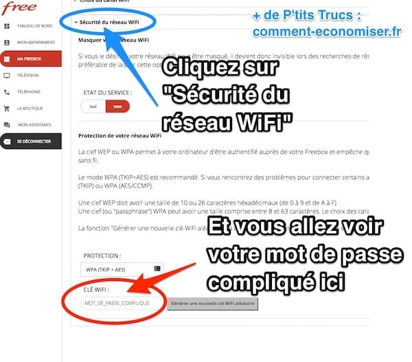 Freebox Comment Changer Le Mot De Passe Wi Fi Pour En Choisir Un Facile A Retenir