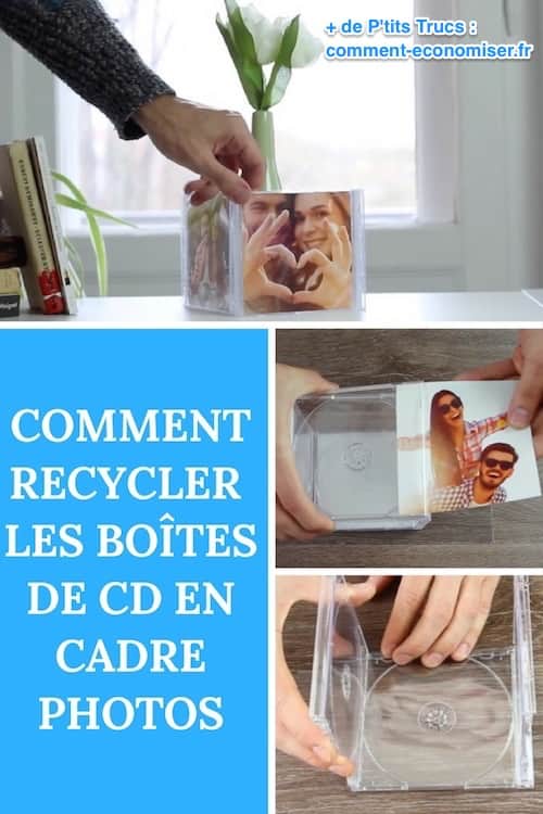 comment recycler boîtes de CD en cadre photos joli