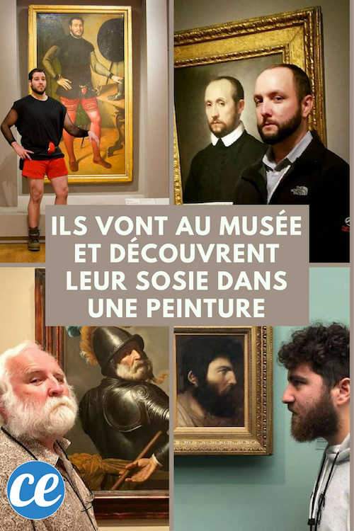 Voici des photos incroyables de personnes qui découvrent leur sosie dans de vieilles peintures au Musée.