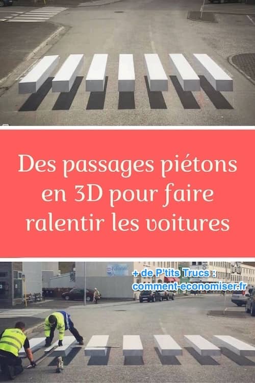 un passage pour pétions en 3D est testé en Islande pour ralentir les voitures