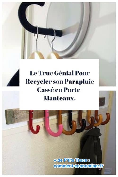 comment recycler les parapluies en portemanteaux