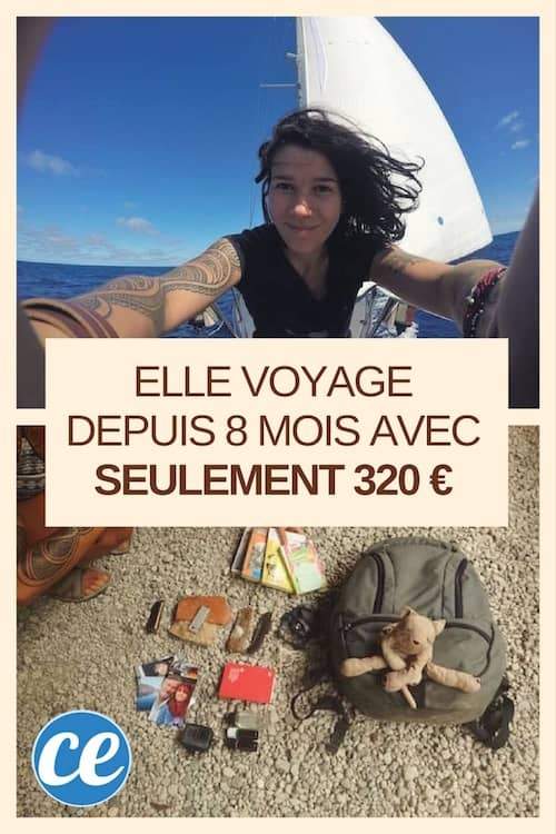 sarah gyfer voyage dans le monde avec 320 euros en poche
