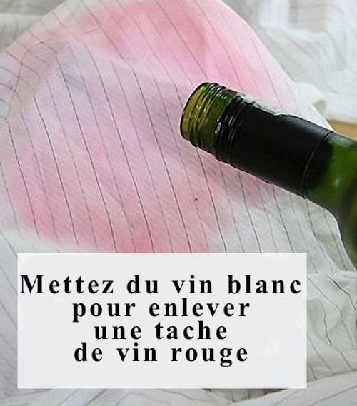 détacher vêtement tache vin rouge