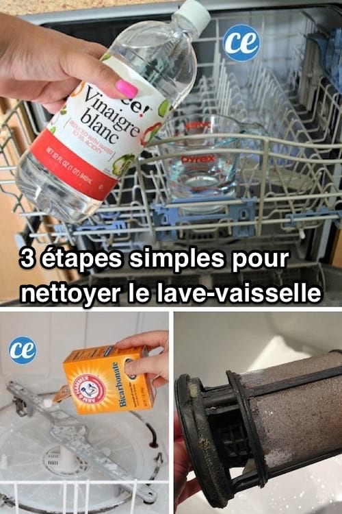 3 Étapes Simples Pour Nettoyer Votre Lave-Vaisselle en Profondeur.
