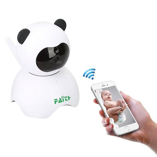 une camera  de surveillance monitoring pour bébé pour transformer un iphone en babyphone