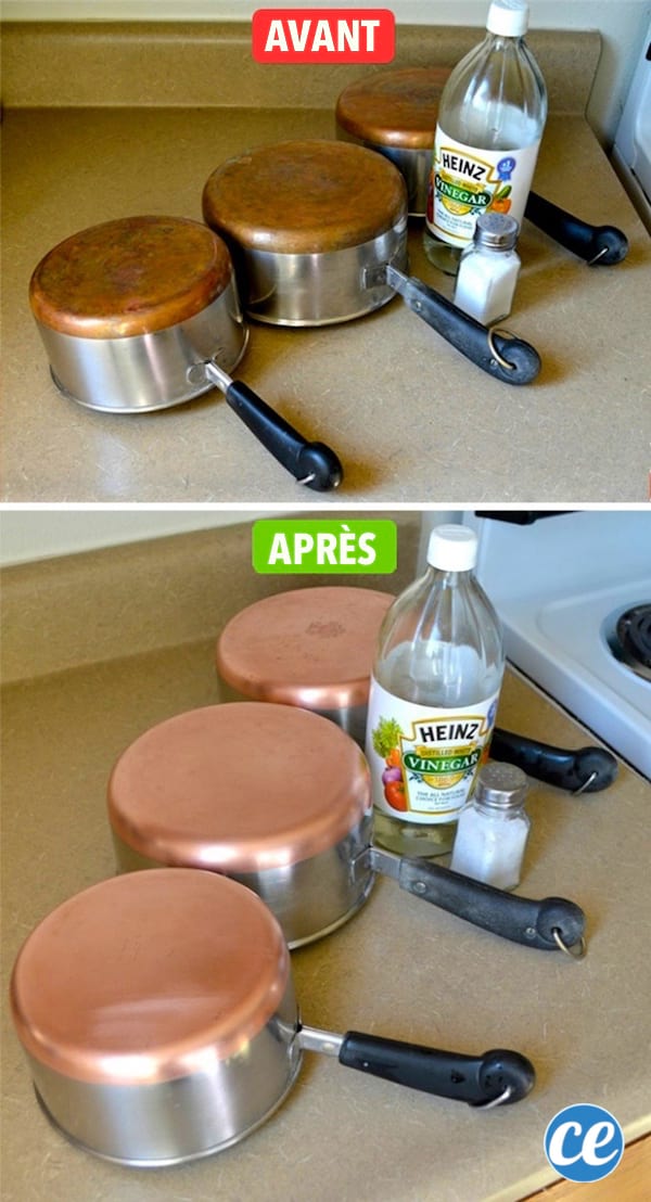 Voici l'astuce de grand-mère pour rendre comme neuve une vieille casserole en cuivre.