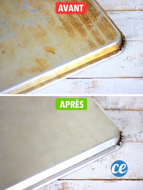 Voici l'astuce de grand-mère pour rendre comme neuve une vieille plaque à pâtisserie.