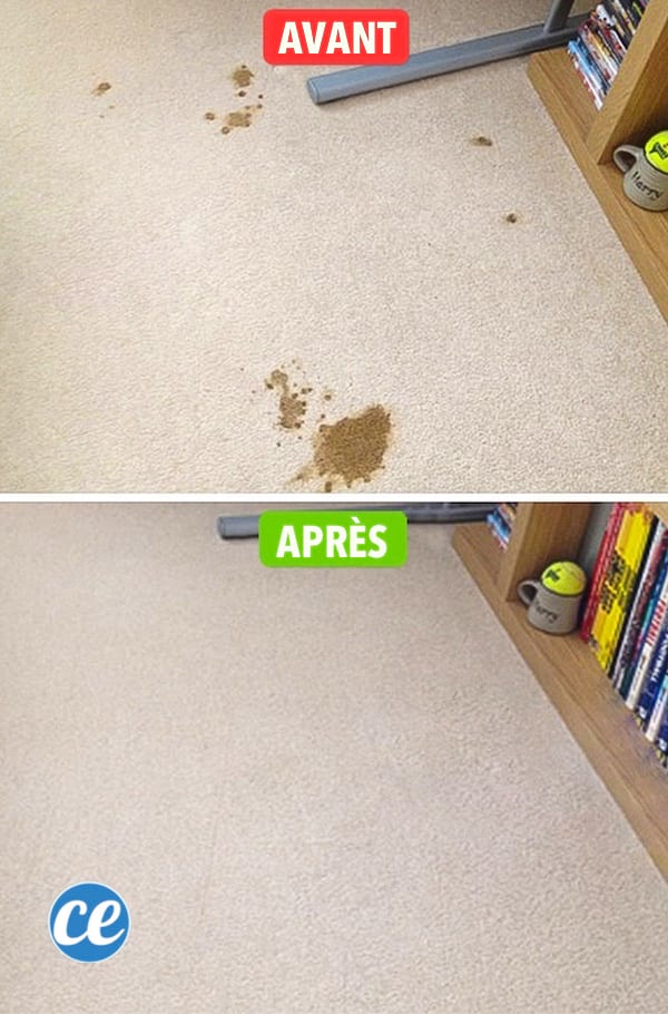 Voici l'astuce de grand-mère pour rendre comme neuve une moquette tachée.