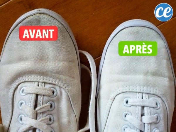 Voici l'astuce de grand-mère pour rendre comme neuves les baskets blanches.