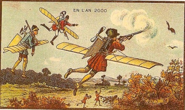 Des chasseurs qui se d&eacute;placent dans les airs pour tuer des oiseaux