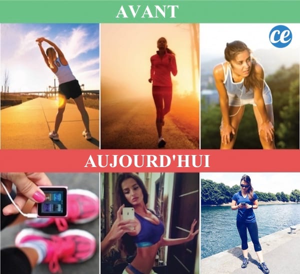 Avant on faisait juste du jogging maintenant on est encore devant son portable