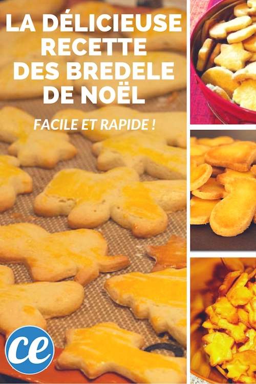 Facile et rapide la recette maison des bredele de Noel alsaciens