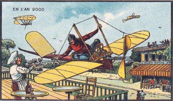 Un livreur de boisson qui se d&eacute;place en avion