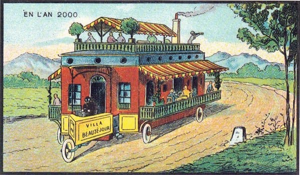 Une maison sur roues pour se d&eacute;placer facilement dans la campagne