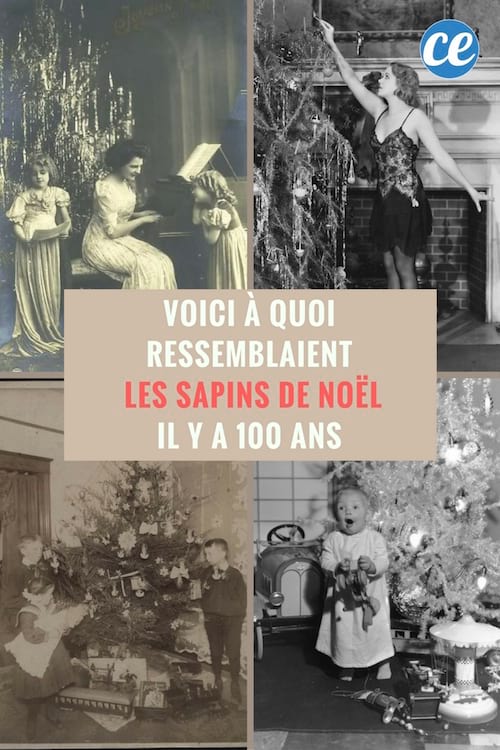 Photos anciennes de sapins de noël