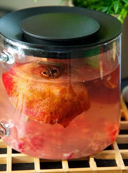 tisane de grenade contre mal de gorge