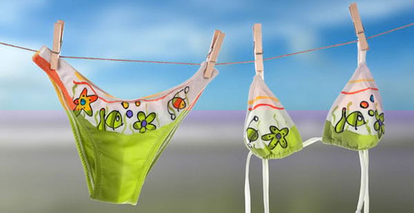 la lessive pure nettoie la crème solaire sur les maillots de bain