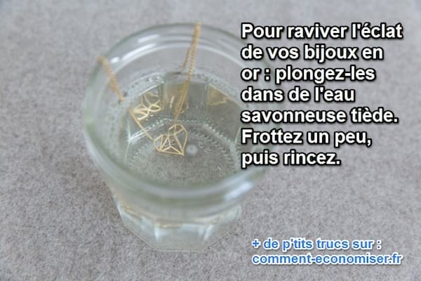 Comment raviver vos bijoux en or