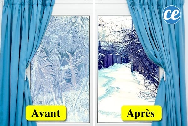 éviter le givre sur les fenêtres avec du sel