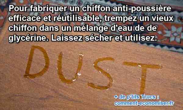 comment éliminer poussière facilement durablement