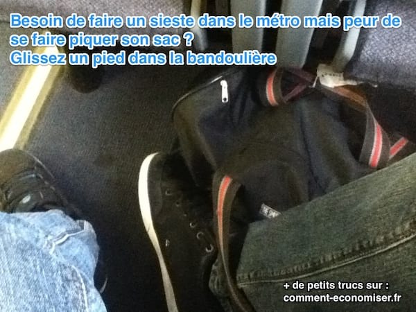 Astuce pour ne pas se faire voler son sac dans le metro
