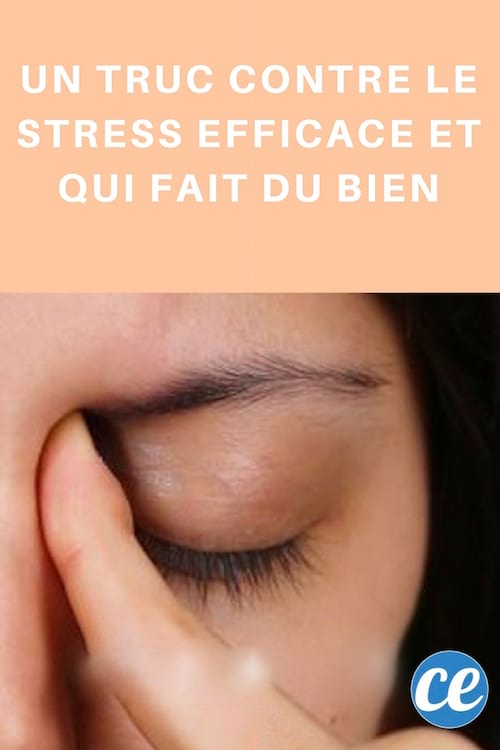 un massage oculaire pour lutter contre le stress