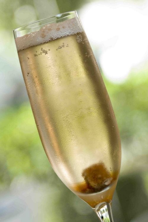 Idée saint-valentin la soupe de champagne pour la St-Valentin