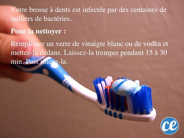 comment nettoyer une brosse à dents