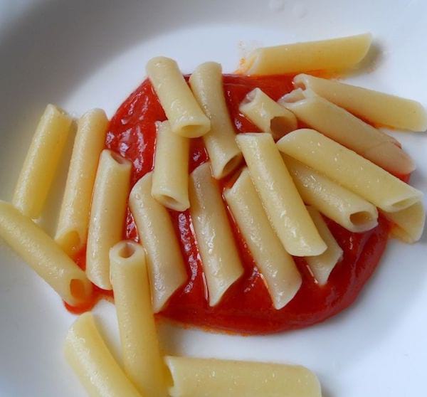 Pâtes à la tomates