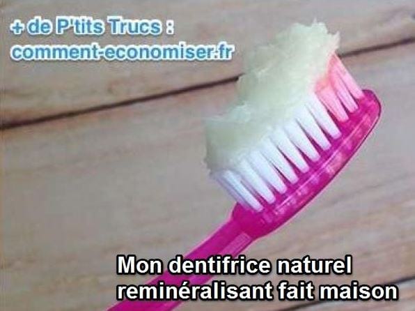 recette facile du Dentifrice reminéralisant maison