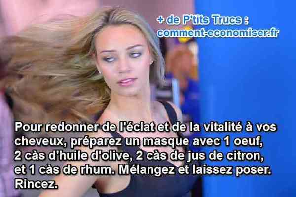 masque pour fortifier cheveux sans éclats et ternes