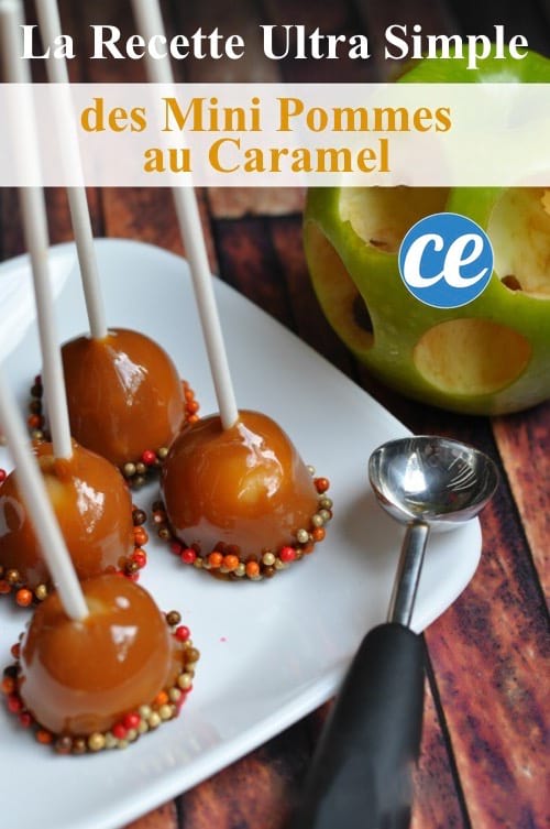 recette facile des mini pommes au caramel