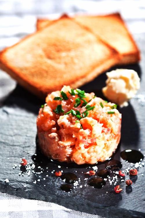 Recette facile du tartare au saumon