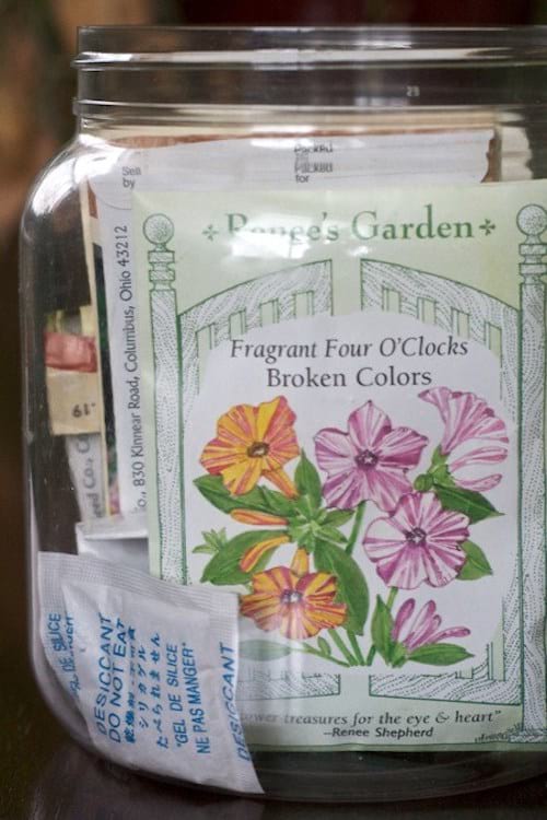 Conservez les graines avec du gel de silice pour &eacute;viter la moisissure