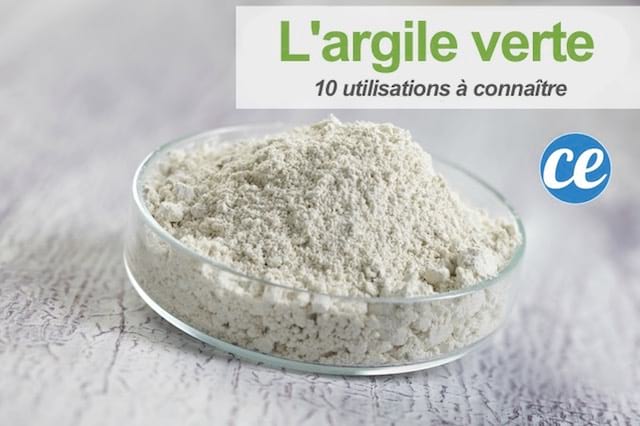 10 utilisations et bienfaits de l'argile verte pour la santé