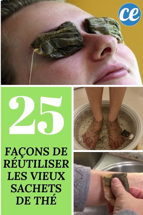 25 façons de recycler les sachets de thé plutôt que de les jeter