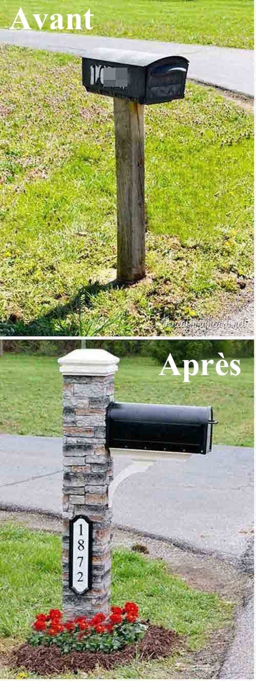 une boîte aux lettres rénovée