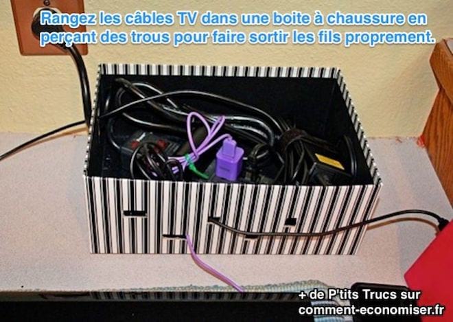 Comment Cacher les Câbles de la Télévision en 5 Min Chrono.