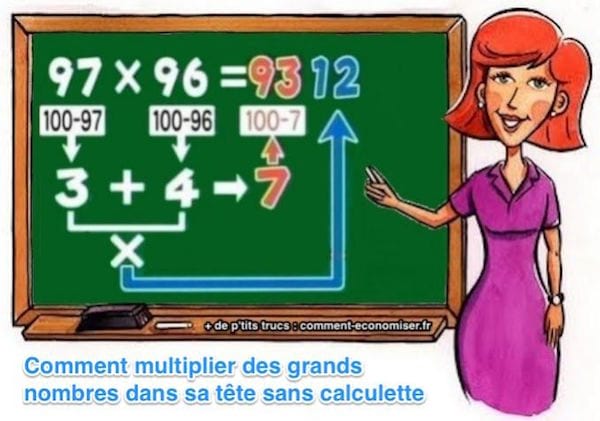 Comment multiplier des grands nombres facilement dans sa tête