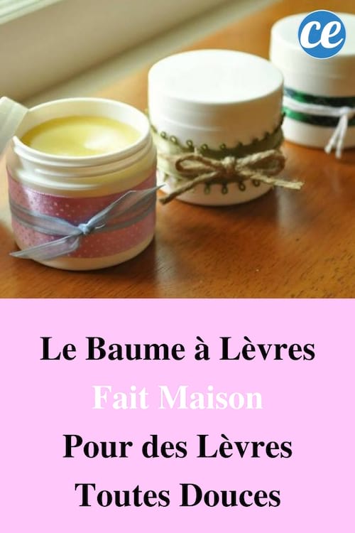 Recette du baume à lèvres maison