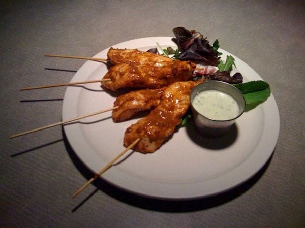 Brochettes tandoori et sa sauce