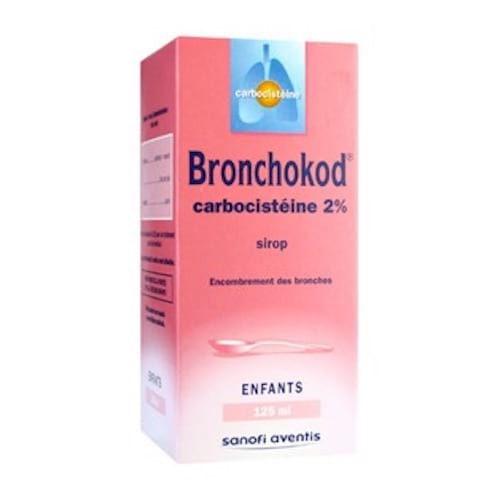 Bronchokod enfant carbocistéine est à éviter