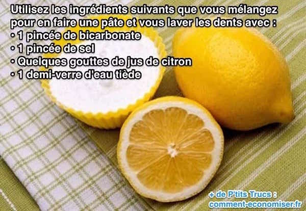 la recette idéale pour avoir des dents blanches et les blanchir efficacement